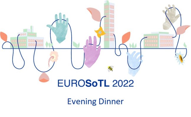 EUROSoTL 2022 Evening Dinner (Thursday 16th June) - Must be bought in conjunction with a Core Conference Package (Link in description below)